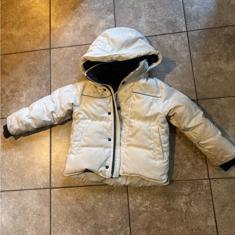 Canada Goose Kids Cream Puffer Jacket